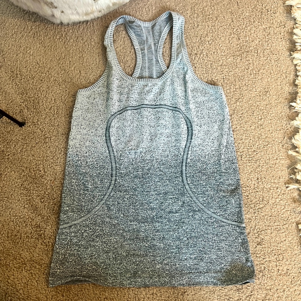 Lululemon Swiftly Gray Racerback Tank Top